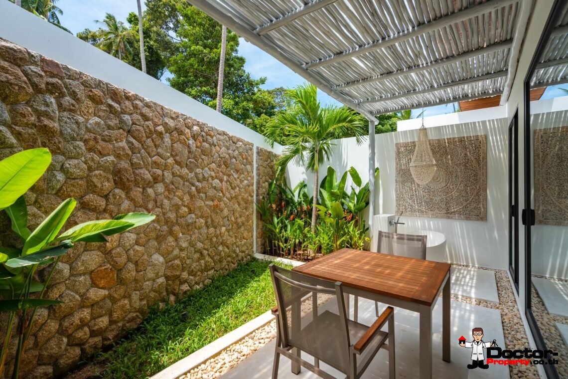 New Luxury Balinese Style Modern 3 Bedroom Pool Villa – Mea Nam, Koh Samui – For Sale